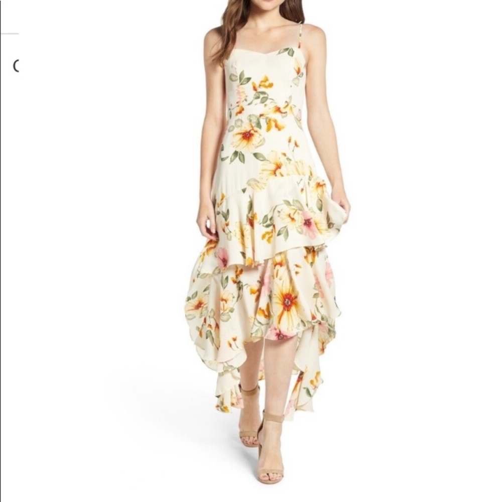 🌟HOST PICK🌟 Leith Tiered Boho Floral Midi Dress